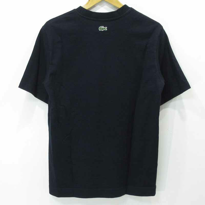 【中古】LACOSTE｜ラコステ ワニ刺繍半袖Tシャツ ネイビー サイズ：S(US)【f102】