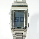 【中古】CITIZEN｜シチズン D500-S69322 independent 1481010 デジタル クォーツ 腕時計 シルバー【f131】