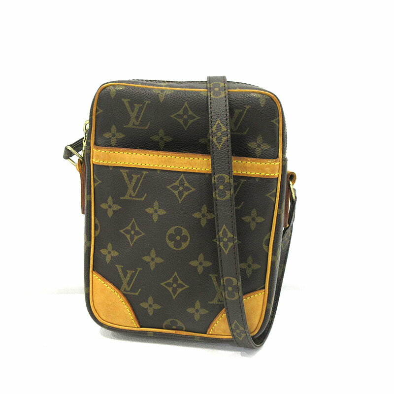 【中古】LOUIS VUITTON｜ルイ・ヴィトン モノグラム ダヌーブ ショルダーバッグ M45266 ブラウン【f122】