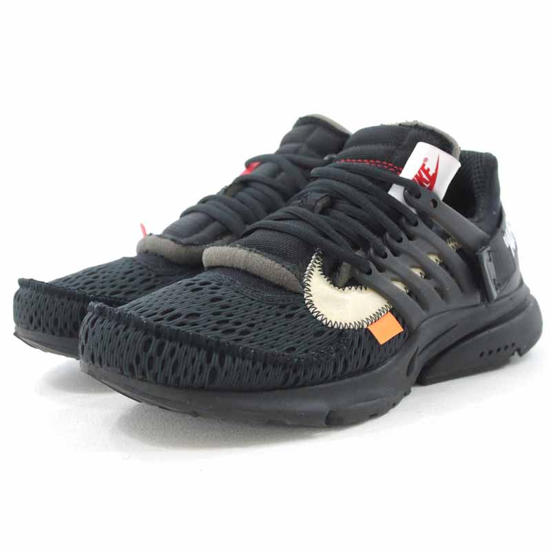 【中古】NIKE｜ナイキ OFF-WHITE　THE 10 : NIKE AIR PRESTO　エア プレスト THE 10　スニーカー　AA3830-002 ブラック サイズ：25.0cm【f128】