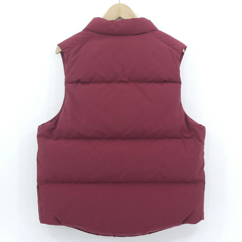 【中古】DIGAWEL×F/CE.×J.B.Voice｜ディガウェル×エフシーイー×ジェービーボイス PUFFER VEST ダウンベスト ボルドー サイズ：1【f096】