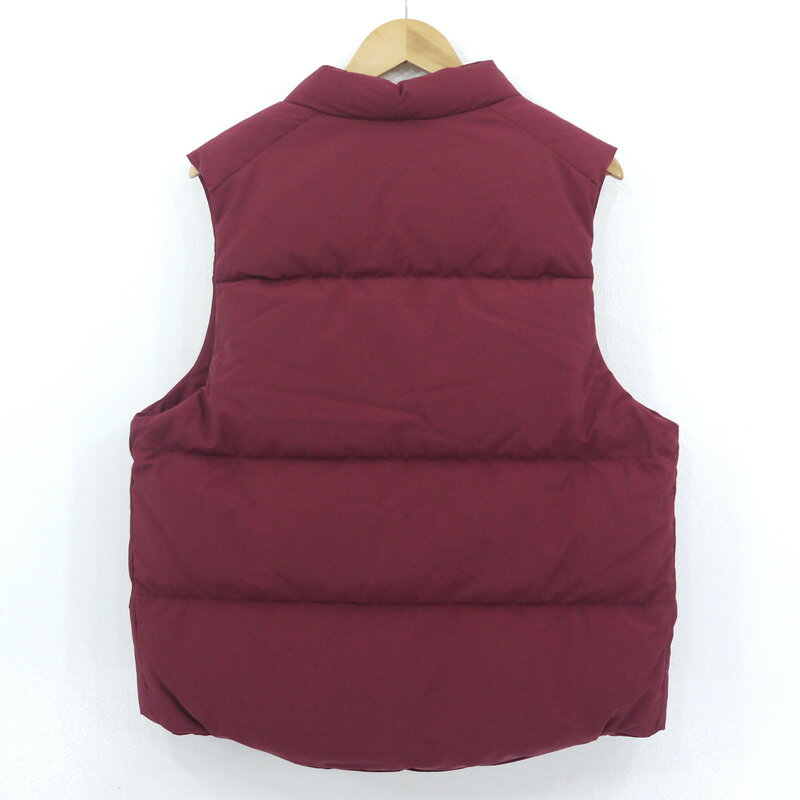 【中古】DIGAWEL×F/CE.×J.B.Voice｜ディガウェル×エフシーイー×ジェービーボイス PUFFER VEST ダウンベスト ボルドー サイズ：2【f096】