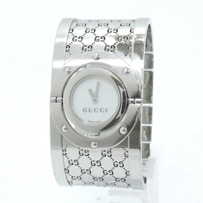 【中古】GUCCI｜グッチ 腕時計 Twirl watch YA112510 クオーツ ホワイト×シ ...