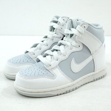 【中古】NIKE｜ナイキ DUNK HIGH PS/ダンク　ハイ　PS　スニーカー　DD2314-107 ホワイト×グレー サイズ：18.0cm【f126】