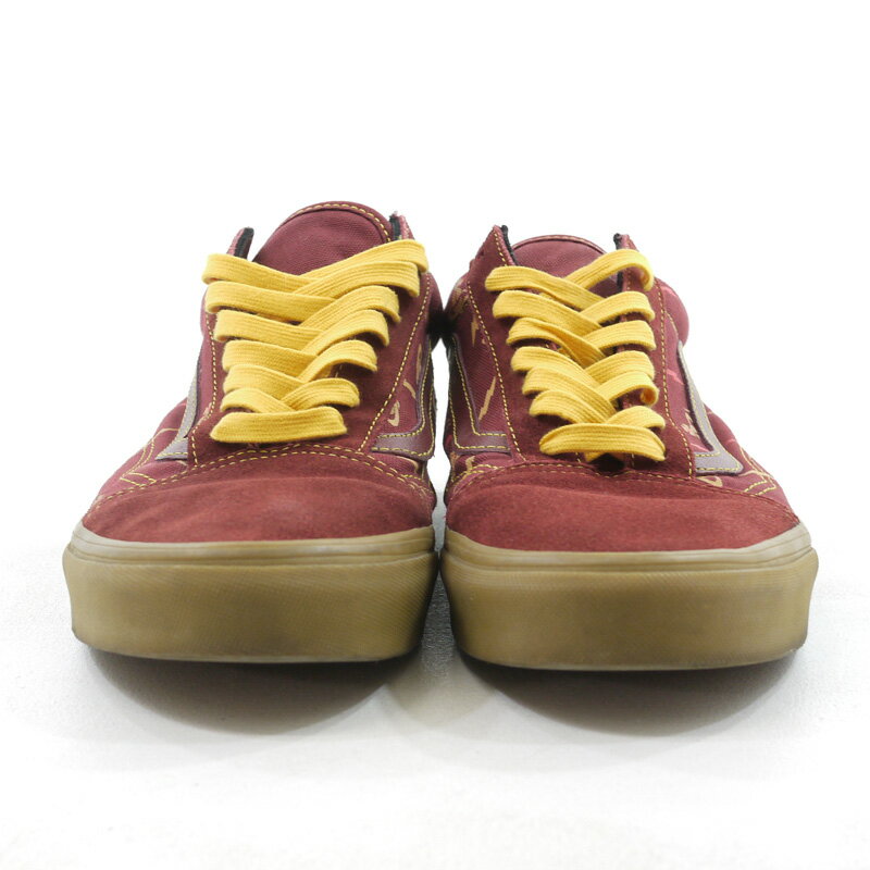 【中古】VANS×VIVIENNE WESTWOOD ANGLOMANIA｜ヴァンズ×ヴィヴィアン・ウエストウッド・アングロマニア OLD SKOOL　オールドスクール　スニーカー　VN0A4BV5VZP1 ボルドー サイズ：28.5cm【f126】