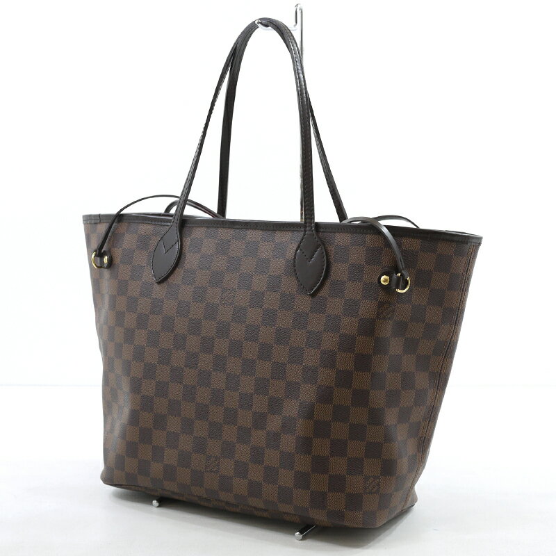 【中古】LOUIS VUITTON｜ルイ・ヴィトン ダミエ　ネヴァーフルMM　トートバッグ　N51105/AR4101 ブラウン【f122】