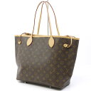 【中古】LOUIS VUITTON｜ルイ・ヴィトン モノグラム　ネヴァーフル MM　トートバッグ　M40995/GI4141 ブラウン【f122】