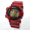 【中古】CASIO｜カシオ G-SHOCK　 30th FROGMAN　フロッグマン　Rising RED ライジングレッド　腕時計　デジタルソーラー　GF-8230A-4JR 文字盤：ブラック　ベルト：レッド【f131】