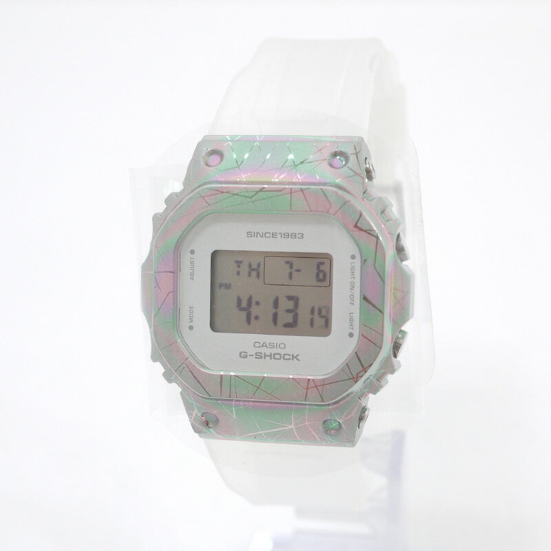 【中古】CASIO｜カシオ 腕時計 G-SHOCK Gショック 40th Anniversary Adventurer’s Stone Series アドヴェンチャラーズストーンシリーズ GM-S5640GEM-7JR クォーツ スケルトン ホワイト【f131】