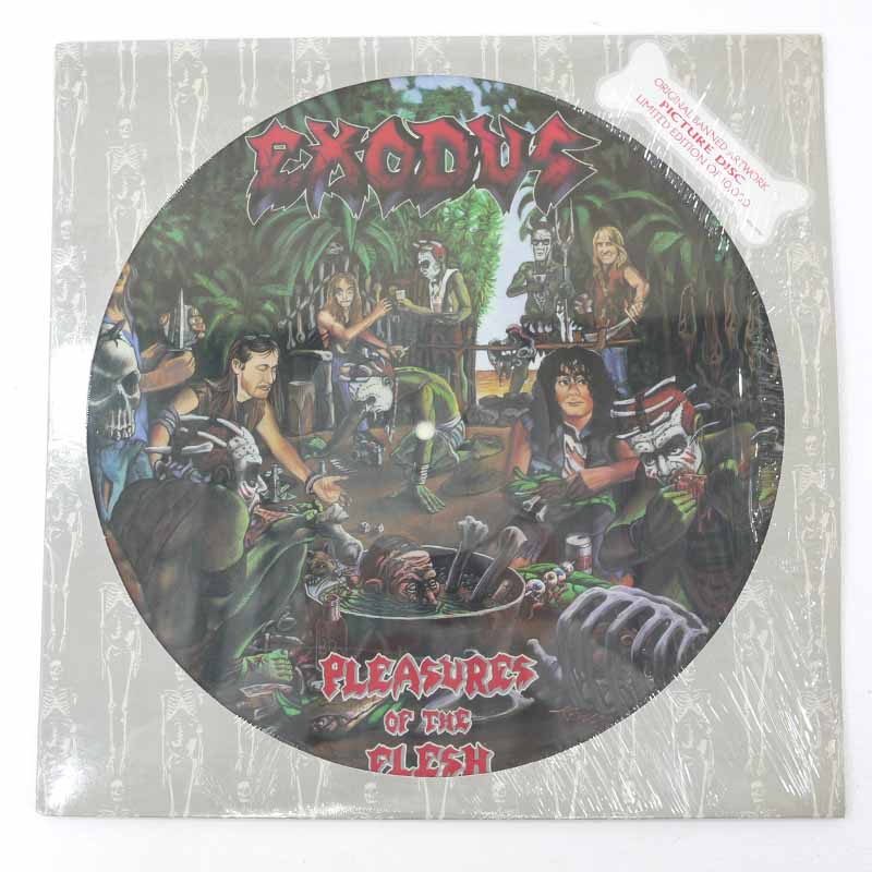 【中古】EXODUS　(エクソダス) PLEASURES OF THE FLESH レコード LP【レトロ】