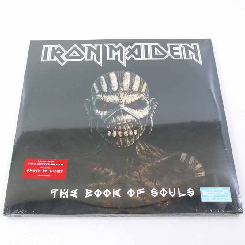 【中古】IRON　MAIDEN（アイアンメイデン）The book of souls TRIPLE 　HEAVYWEIGHT　VINYL レコード LP【レトロ】