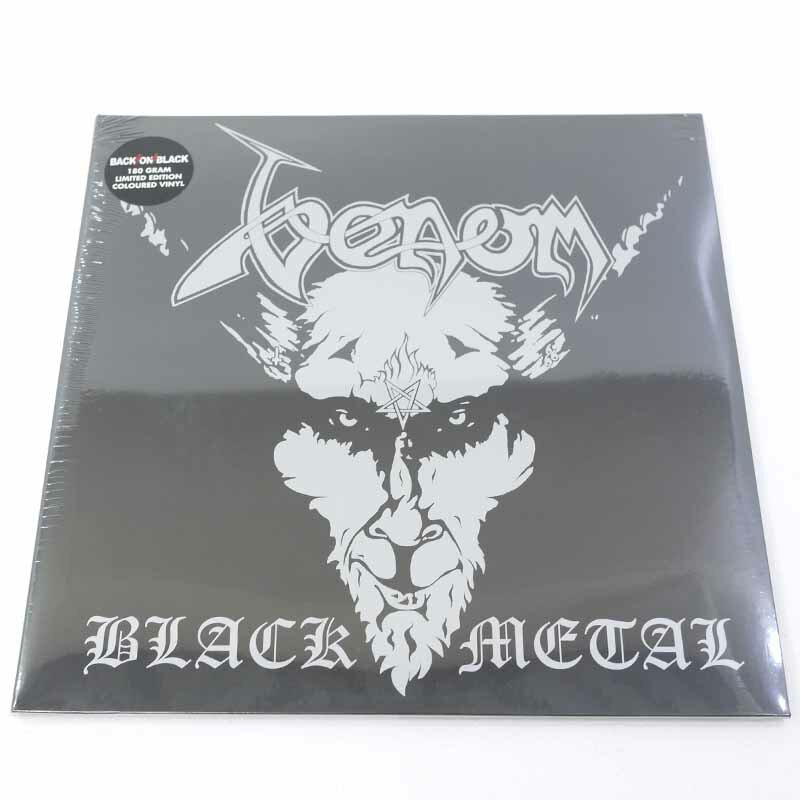 【中古】VENOM ヴェノム BLACK METAL ブラックメタル　BACK ON BLACK 未開封　LP【レトロ】