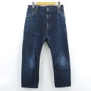 【中古】eYe COMME des GARCONS JUNYA WATANABE MAN｜アイ コムデギャルソン ジュンヤワタナベマン Levi'sリメイク　再構築　ジップアップ　デニムパンツ　WJ-P902 ブルー サイズ：XS【f108】