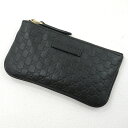 【中古】GUCCI｜グッチ MICRO GUCCISSIMA　マイクログッチシマ　コインケース ブラック【f125】