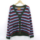 yÁzBRAIN DEADbuCfbh TEDDY FUR STRIPED CARDIGAN@{[_[ J[fBK }`J[ TCYFMyf103z