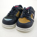 【中古】NIKE｜ナイキ TD Dunk Low Graffiti ダンクロー グラフィティ スニーカー キッズ ネイビー サイズ：12.0cm【f128】