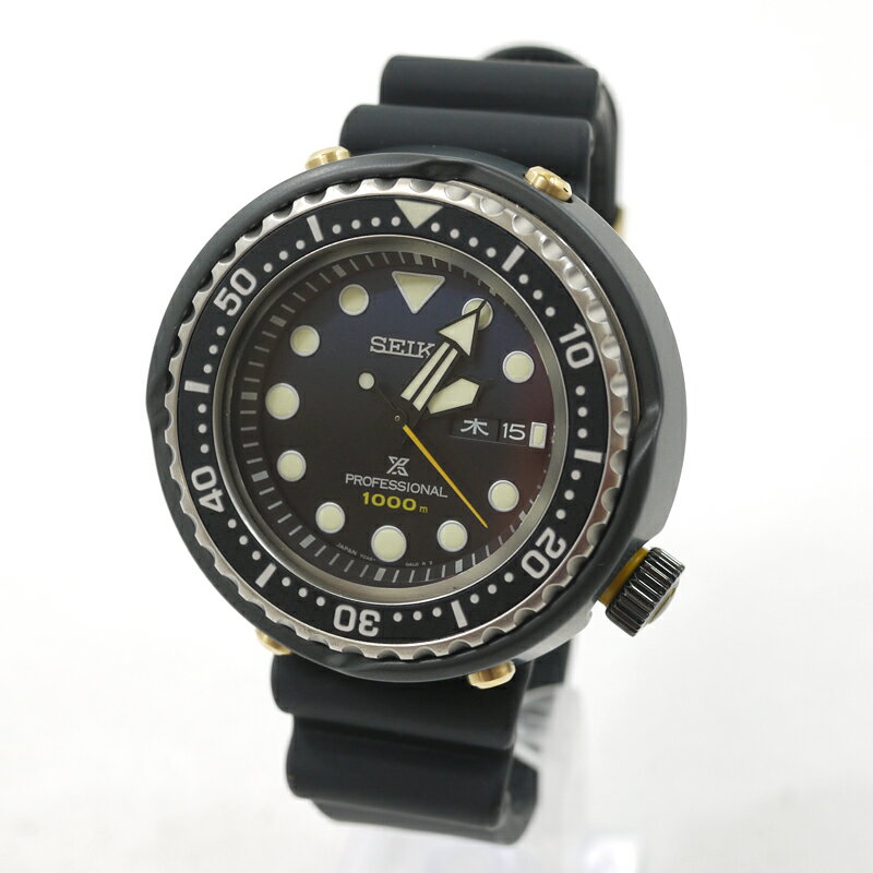 【中古】SEIKO｜セイコー PROSPEX プロスペックス 腕時計 アナログクォーツ 1986 クオーツダイバーズ 35周年記念限定モデル SBBN051 文字盤：ブラック ベルト：ブラック【f131】