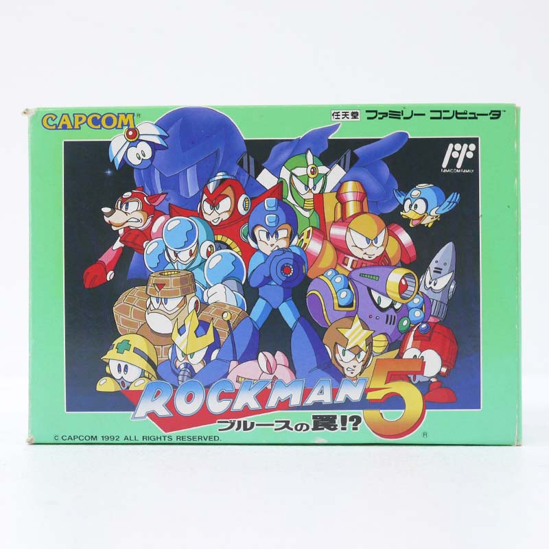 【中古】 ロックマン5 ブルースの罠 ファミコンソフト　【レトロ】【代金引換不可・日時指定不可】【ネコポス発送】