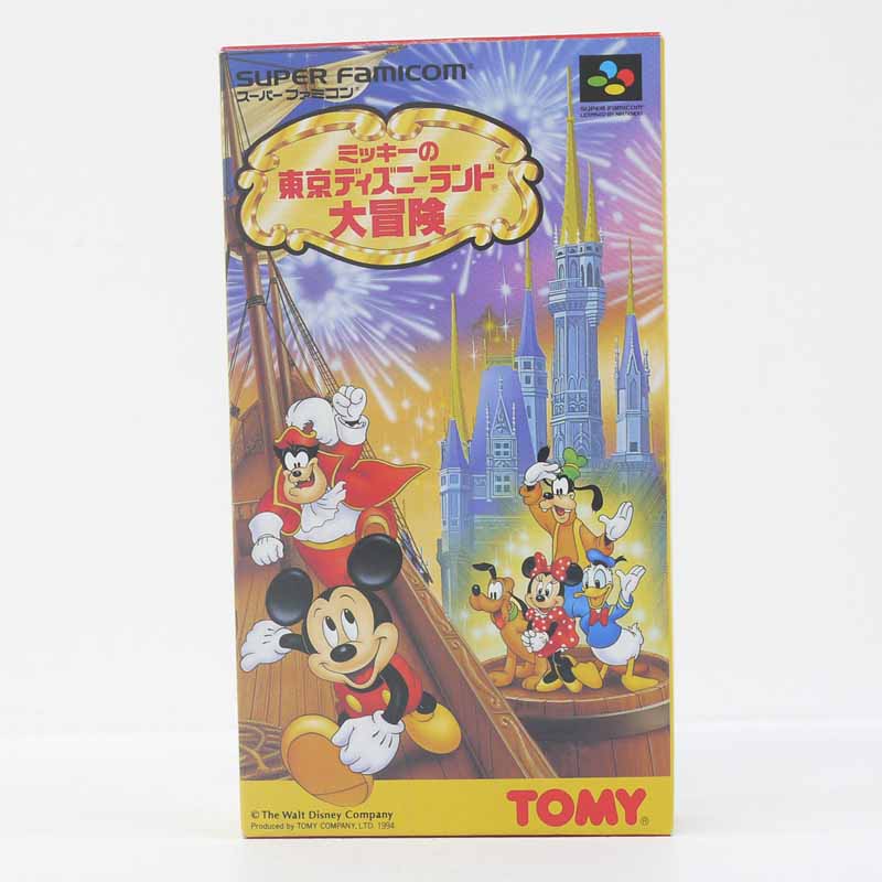 【中古】ミッキーの東京ディズニーランド大冒険スーパーファミコンソフト　【レトロ】