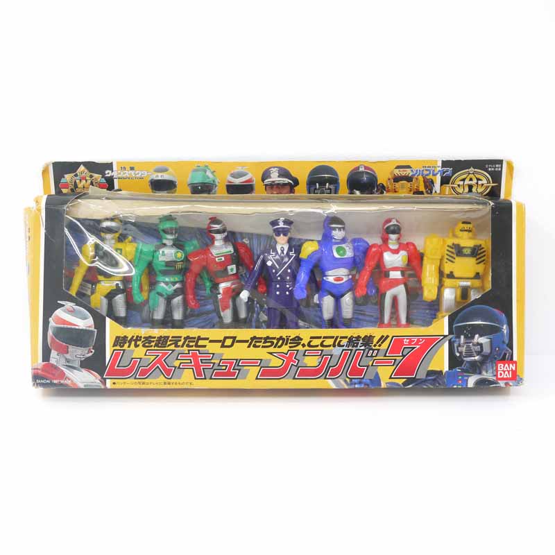 【中古】レスキューメンバー7特警ウインスペクター/特急指令ソルブレイン【レトロ】