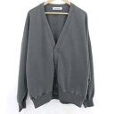 【中古】COOTIE｜クーティー Pigment Dyed Open End Yearn Sweat Cardigan カーディガン グレー サイズ：L【f103】