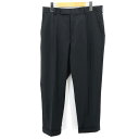 【中古】WACKOMARIA｜ワコマリア dress line TAILORED PANTS スラックス ブラック サイズ：L【f107】