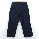 【中古】TCB JEANS｜ティーシービージーンズ USN デッキパンツ SEAMENS TROUSERS デニムパンツ 児島ジーンズ インディゴブルー サイズ：36【f107】