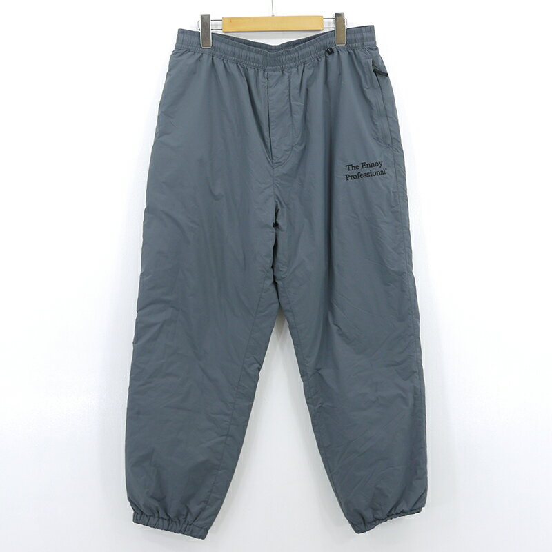 【中古】The Ennoy Professional｜ザエンノイプロフェッショナル NYLON PADDED PANTS ナイロンパンツ AW22BRENPT04LP グレー サイズ：L【f107】