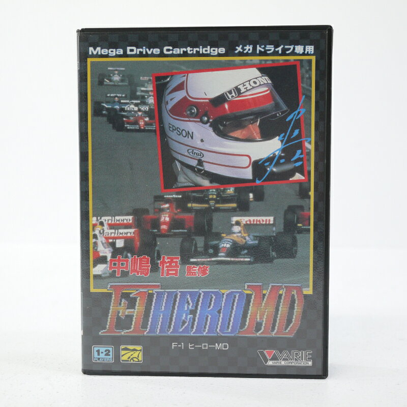 【中古】中島悟監修 F1 HERO MD　メガドライブソフト【レトロ】【代金引換不可・日時指定不可】【ネコポス発送】
