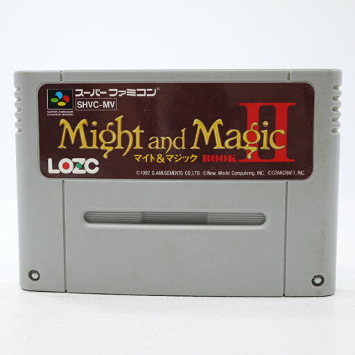 【中古】マイト&マジックBOOK2 カセットのみスーパーファミコンソフト 【レトロ】【代金引換不可・日時指定不可】【ネコポス発送】 【中古】マイト&マジックBOOK2 カセットのみスーパーファミコンソフト 【レトロ】【代金引換不可・日時指定不可】【ネコポス発送】