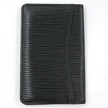 【中古】LOUIS VUITTON|ルイ・ヴィトン エピ ポシェットカルトヴィジット 名刺入れ カードケース M56572/CA0968 ノワール(ブラック)【f125】