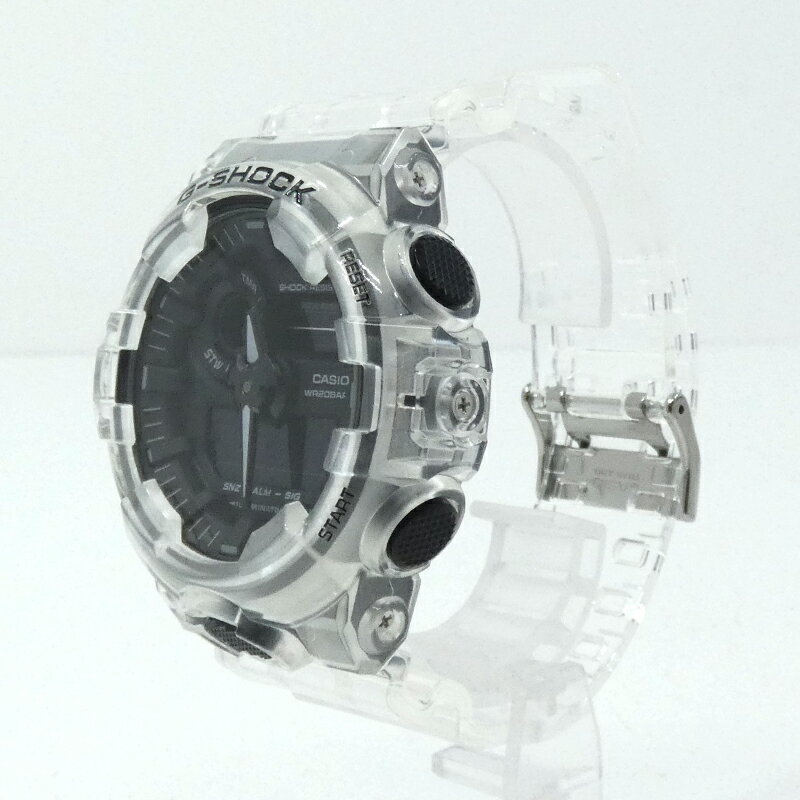 【中古】CASIO｜カシオ 腕時計 G-SHOCK Gショック SPECIAL COLOR スケルトンシリーズ GA-700SKE-7AJF クォーツ クリア【f130】