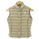 【中古】MONCLER/モンクレール LIANE GILET リアンヌ ジレ ダウンベスト サイズ： ...