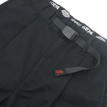 【中古】GRAMICCI×Dickies/グラミチ×ディッキーズ ワンタック　ワイドパンツ　チノパン　G874 サイズ：S カラー：ブラック【f107】