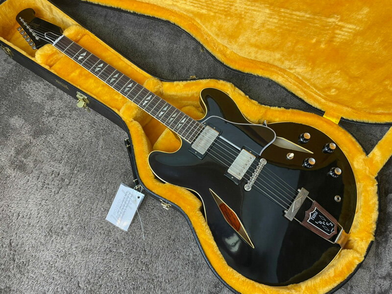 【送料無料】Gibson Custom Shop / 1964 Trini Lopez Standard Ebony Ultra Light Aged【新品】【楽器/エレキギター/ギブソン/カスタムショップ/セミアコ/トリニ・ロペス/スタンダード/リイシュー/ES-335/マーフィーラボ/ウルトラライトエイジド/2022年製】