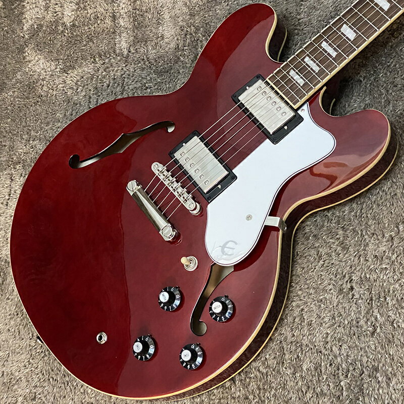 【送料無料】Epiphone / Noel Gallagher Riviera【新品】【楽器/エレキギター/Epiphone/エピフォン/Noel Gallagher/ノエルギャラガー/Riviera/リビエラ/セミアコ/シグネチャーモデル/2022年製/純正ハードケース付き】