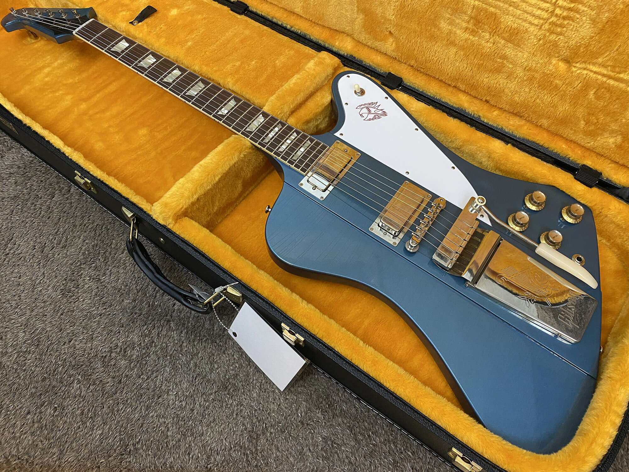 【送料無料】Gibson Custom Shop / Murphy Lab 1963 Firebird V w/Maestro Vibrola Ultra Light Aged Pelham Blue【新品】【楽器/エレキギター/新品/Gibson Custom Shop/ギブソンカスタムショップ/Murphy Lab/マーフィーラボ/1963 Firebird V】