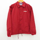 【中古】X-LARGE｜エクストララージ OG COACHES JACKET/OG コーチジャケット レッド サイズ：M / ストリート【f95】