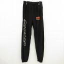 【中古】HERON PRESTON｜ヘロンプレストン スウェットパンツ ブラック サイズ：M【f107】