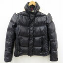 【中古】MONCLER｜モンクレール AUSTIN ダウンライダースジャケットダウンジャケット ネイ ...