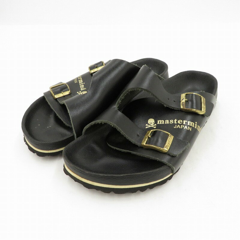 【中古】MasterMind JAPAN｜マスターマインドジャパン ×BIRKENSTOCK Papillio/×ビルケンシュトック パピリオ サンダル ブラック サイズ：26.5cm【f127】