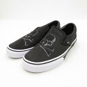 【中古】VANS｜バンズ ×MASTER MIND JAPAN SLIP-ON/×マスターマインドジャパン スリッポン 51487-0002 スリッポン ブラック サイズ：27cm【f126】