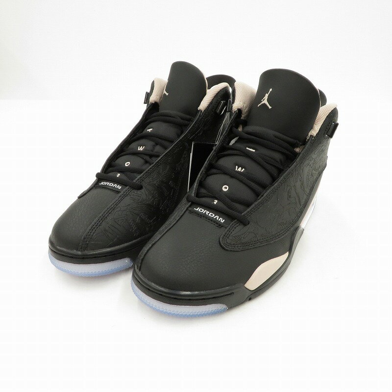 【中古】NIKE｜ナイキ Air Jordan Dub Zero "Black/White/Fossil Stone"/エアジョーダン ダブ ゼロ "ブラック/ホワイト/フォッシル ストーン" 311046-021 スニーカー ブラック サイズ：28.5cm【f126】