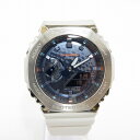 【中古】CASIO｜カシオ G-SHOCK/ジーショック GM-2100RI21-7AJR アナデジクォーツ 腕時計 ネイビー(文字盤)×ホワイト(ベルト)【f131】