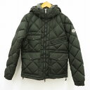 【中古】MONCLER｜モンクレール HARRY/ハリー ダウン ダウンジャケット グリーン サイズ ...