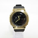 【中古】CASIO｜カシオ G-SHOCK/ジーショック メタルカバードシリーズ GM-2100G アナデジクォーツ ブラック【f131】