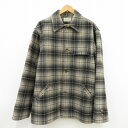 【中古】JOE McCOY｜ジョー マッコイ OMBRE WOOL SPORTS JACKET/オンブルウールスポーツジャケット MJ21128 ウールジャケット グレー サイズ：44 / アメカジ【f93】