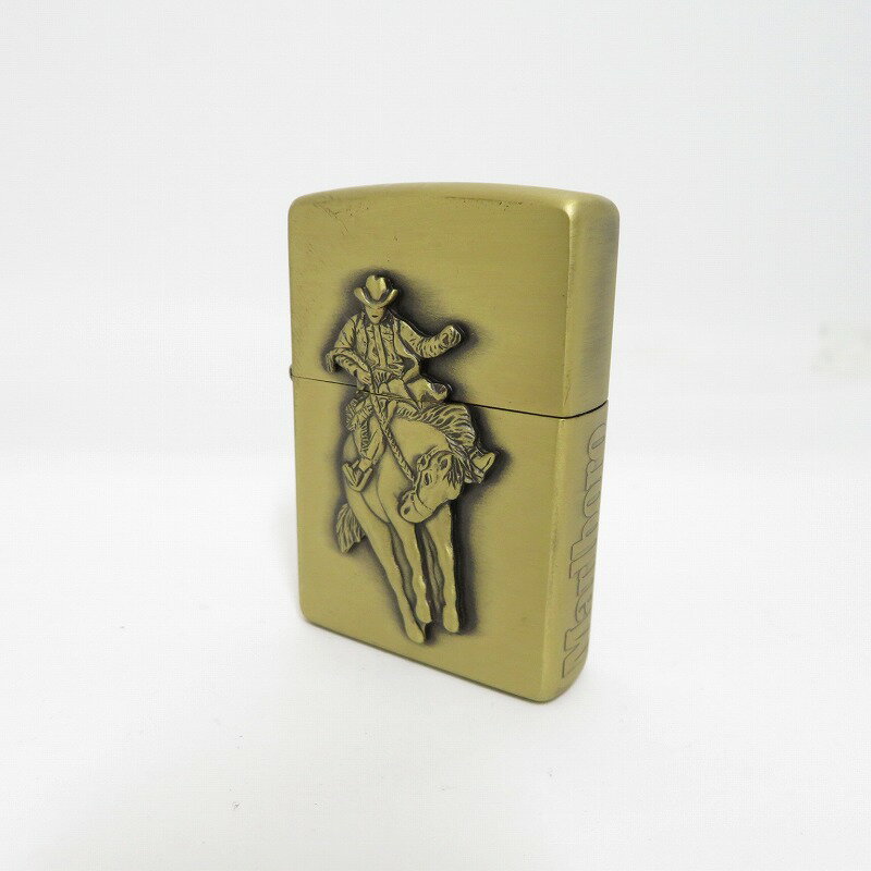 【中古】Marlboro｜マールボロ ライター カウボーイ ライター ゴールド サイズ：【f134】