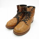 【中古】RED WING｜レッドウィング 6インチ ラウンド トゥー ベックマン シガー フェザーストーン 9016 ブーツ ブラウン サイズ：US9(27cm程度)【f127】