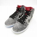 【中古】NIKE SB｜ナイキSB Dunk High Salt Stain /ダンク ハイ ソルト ステイン 313171-024 スニーカー グレー サイズ：28.5cm【f126】